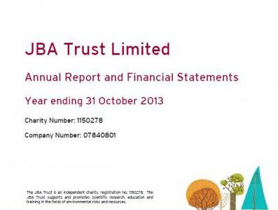 JBA Trust Annual Trustees Report