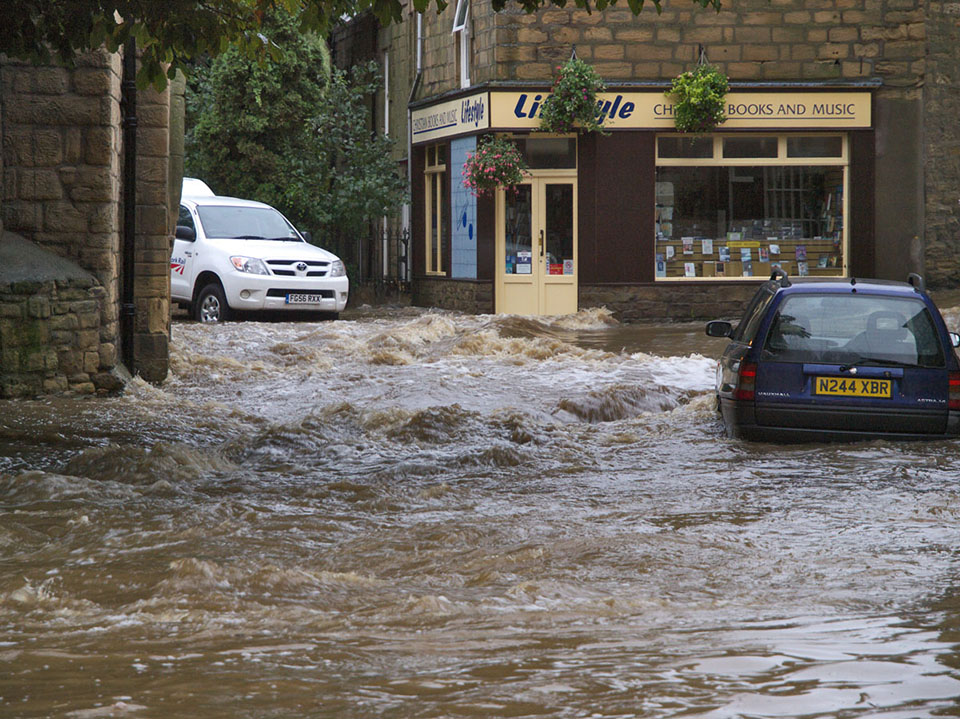 "Morpeth Flood" by johndal licensed under CC BY-SA 4.0