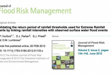 The Journal of Flood Risk Management Outstanding Paper Award