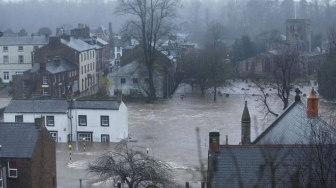 Photo: Flooding in Cumbria, December 2015 (Credit: Owen Humphreys/PA WIRE)