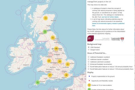 New maps show areas of potential for working with natural processes