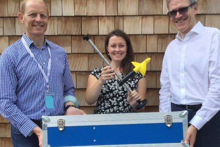 Brand new flow meter donated by Canal & River Trust