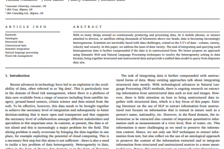 A semantic approach to enable data integration for the domain of flood risk management