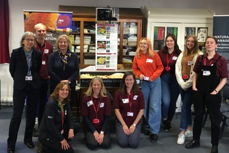 Secondary school pupils use river and coastal models to learn about flood risk