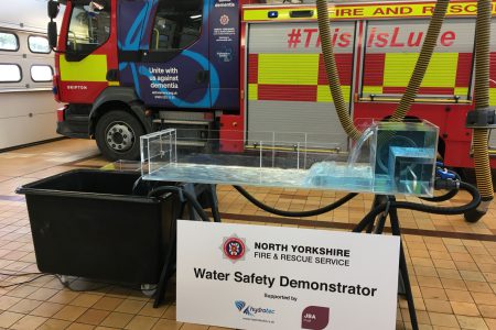 Water safety demonstration flume