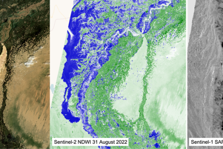 Improving forecast flood maps using earth observation data